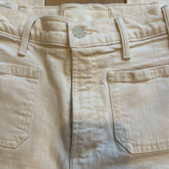 Mother Denim The Hustler Patch Pocket Flood Act Natural - Picture 3 of 10